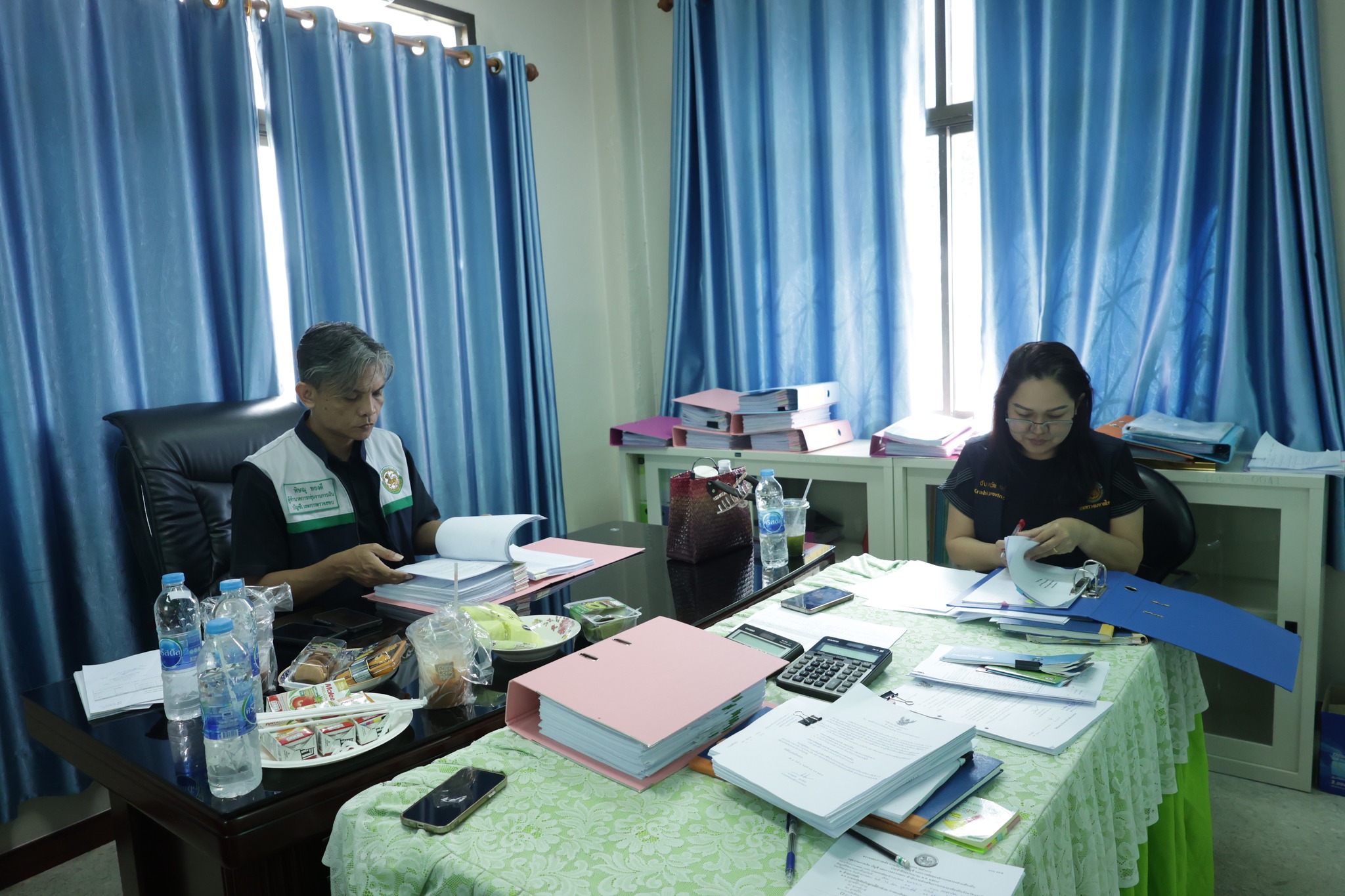 เทศบาลตำบลทรายขาว รับการตรวจสอบการเงิน การบัญชี และการพัสดุองค์กรปกครองส่วนท้องถิ่น ประจำปีงบประมาณ พ.ศ.2569 (เดือนมกราคม 2569 - เดือนมิถุนายน 2569)